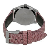 Gucci G-Timeless Pink Mother of Pearl Dial Pink Leather Strap Watch For Women - YA126586 Authentic Buy Shop Now