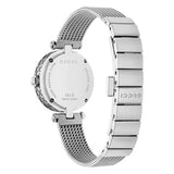 Gucci Diamantissima Quartz Diamonds Mother of Pearl Dial Silver Mesh Bracelet Watch for Women - YA141504 Authentic Buy Shop Now