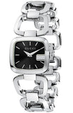 Gucci G Gucci Black Dial Silver Steel Strap Watch For Women - YA125510 Authentic Buy Shop Now