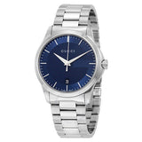 Gucci G Timeless Blue Dial Silver Steel Strap Watch For Men - YA126440 Authentic Buy Shop Now