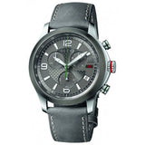 Gucci G Timeless Chronograph Grey Dial Grey Leather Strap Watch For Men - YA126242 Authentic Buy Shop Now