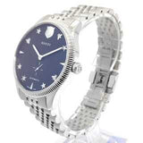 Gucci G Timeless Automatic Black Dial Silver Steel Strap Watch For Men - YA126353 Authentic Buy Shop Now