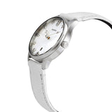 Gucci G-Timeless Mother of Pearl White Dial White Leather Strap Watch For Women - YA126597 Authentic Buy Shop Now