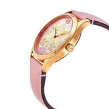 Gucci G Timeless Quartz Mother of Pearl Dial Pink Leather Strap Watch For Women - YA1264132 Authentic Buy Shop Now