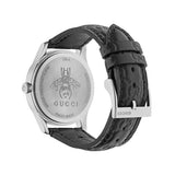 Gucci G Timeless Quartz Black Dial Black Leather Strap Watch For Men - YA1264031 Authentic Buy Shop Now