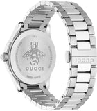 Gucci G Timeless Black Dial Silver Steel Strap Watch For Women - YA1264029 Authentic Buy Shop Now