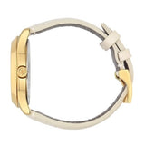Gucci G Timeless Quartz White Dial White Leather Strap Watch For Women - YA1264033A Authentic Buy Shop Now