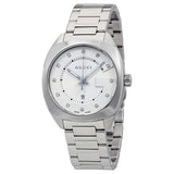 Gucci GG2570 Diamonds White Dial Silver Steel Strap Watch For Women - YA142403 Authentic Buy Shop Now
