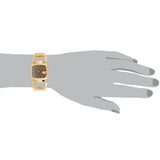 Gucci G Gucci Brown Dial Rose Gold Steel Strap Watch For Women - YA125408 Authentic Buy Shop Now
