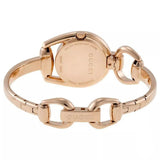 Gucci Horsebit Collection Black Dial Rose Gold Steel Strap Watch For Women - YA139507 Authentic Buy Shop Now