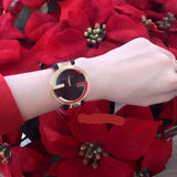 Gucci Interlocking G Grammy Special Edition Black Dial Black Leather Strap Watch for Women - YA133312 Authentic Buy Shop Now