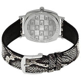 Gucci Grip Vintage Blue Dial Snakeskin Brown Leather Strap Watch for Women - YA152401 Authentic Buy Shop Now