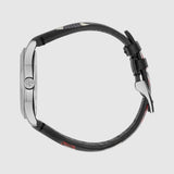 Gucci Le Marche Des Merveilles Black Dial Black Leather Strap Unisex Watch - YA1264007 Authentic Buy Shop Now