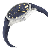 Gucci G Timeless Automatic Blue Dial Black Leather Strap Watch For Men - YA126347 Authentic Buy Shop Now