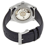 Gucci G Timeless Automatic Blue Dial Black Leather Strap Watch For Men - YA126347 Authentic Buy Shop Now