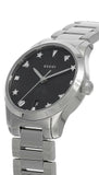 Gucci G Timeless Black Dial Silver Steel Strap Watch For Women - YA126573A Authentic Buy Shop Now