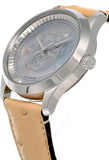 Gucci G Timeless Automatic Mother of Pearl Dial Brown Leather Strap Watch For Women - YA1264112 Authentic Buy Shop Now