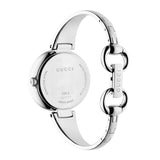 Gucci Guccissima Diamonds Mother of Pearl Dial Silver Steel Strap Watch For Women - YA134303 Authentic Buy Shop Now