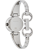 Gucci Guccissima Diamonds Mother of Pearl Dial Silver Steel Strap Watch For Women - YA134504 Authentic Buy Shop Now