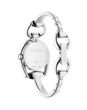 Gucci Horsebit Collection Quartz Brown Dial Silver Steel Strap Watch For Women - YA139501 Authentic Buy Shop Now
