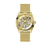 Guess Tailor Multifunction Gold Dial Gold Mesh Bracelet Watch for Men - GW0368G2 Authentic Buy Shop Now