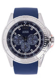 Guess Maverick Black Dial Rubber Strap Watch for Men - W0485G3 Authentic Buy Shop Now