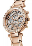 Guess Solstice Diamonds Rose Gold Dial Rose Gold Steel Strap Watch for Women - GW0403L3 Authentic Buy Shop Now