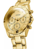 Guess Eclipse Gold Dial Gold Steel Strap Watch for Women - GW0314L2 Authentic Buy Shop Now
