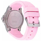 Guess Zena Quartz White Dial Pink Rubber Strap Watch For Women - W1094L4 Authentic Buy Shop Now