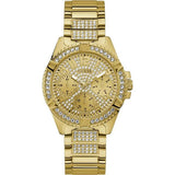 Guess Heiress Multifunction Diamonds Gold Dial Gold Steel Strap Watch for Women - GW0440L2 Authentic Buy Shop Now