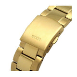 Guess Trophy Diamonds Black Dial Gold Steel Strap Watch for Men - GW0390G2 Authentic Buy Shop Now