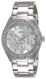 Guess Luna Diamonds Silver Dial Silver Steel Strap Watch for Women - W0729L1 Authentic Buy Shop Now