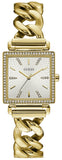 Guess Vanity Diamonds Silver Dial Gold Steel Strap Watch for Women - W1030L2 Authentic Buy Shop Now