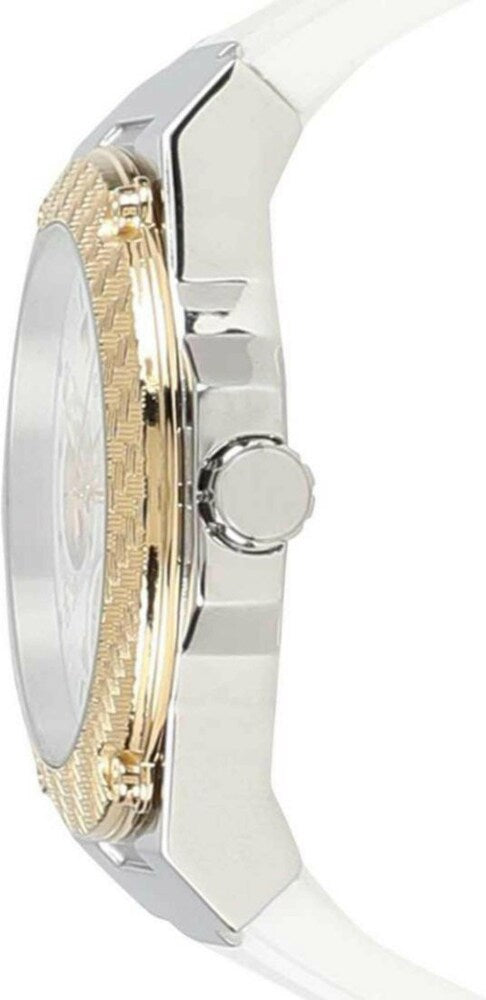 Guess Zena Analog White Dial White Rubber Strap Watch For Women - W1094L1 Authentic Buy Shop Now