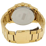 Guess Atlas Chronograph Black Dial Gold Steel Strap Watch for Men - W0668G8 Authentic Buy Shop Now