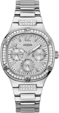Guess Duchess Quartz Silver Dial Silver Steel Strap Watch For Women - GW0558L1 Authentic Buy Shop Now