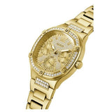 Guess Duchess Quartz Gold Dial Gold Steel Strap Watch For Women - GW0558L2 Authentic Buy Shop Now