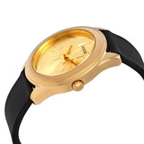 Guess G Twist Gold Dial Black Leather Strap Watch for Women - W0911L3 Authentic Buy Shop Now