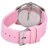 Guess G-Twist Diamonds Silver Dial Pink Rubber Strap Watch for Women - W1240L1 Authentic Buy Shop Now