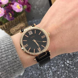 Guess Soho Diamonds Black Dial Black Mesh Bracelet Watch for Women - W0638L5 Authentic Buy Shop Now