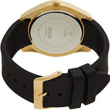 Guess Clarity Gold Dial Black Silicone Strap Watch for Women - GW0109L1 Authentic Buy Shop Now