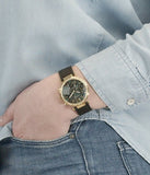 Guess Solstice Green Dial Black Rubber Strap Watch for Women - GW0113L1 Authentic Buy Shop Now