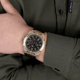 Guess Zeus Chronograph Diamonds Black Dial Black Silicone Strap Watch For Men - GW0208G2 Authentic Buy Shop Now