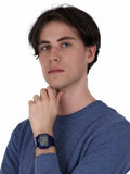 Guess Stealth Blue Dial Blue Rubber Strap Watch for Men - GW0270G3 Authentic Buy Shop Now