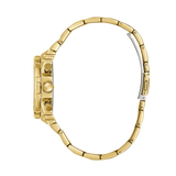 Guess Fusion Chronograph Gold Dial Gold Steel Strap Watch for Women - GW0552L2 Authentic Buy Shop Now