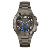 Guess Headliner Quartz Black Dial Grey Steel Strap Watch For Men - GW0572G5 Authentic Buy Shop Now