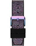 Guess Multifunction Analog Purple Dial Black Rubber Strap Watch For Women - GW0620L4 Authentic Buy Shop Now