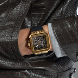 Guess Leo Multifunction Black Dial Black Silicone Strap Watch For Men - GW0637G2 Authentic Buy Shop Now