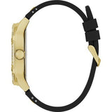 Guess Asteria Multifunction Gold Dial Black Rubber Strap Watch For Women - GW0620L2 Authentic Buy Shop Now