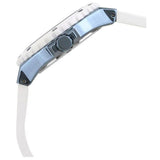 Guess Overdrive Chronograph White Dial White Rubber Strap Watch for Women - W0149L6 Authentic Buy Shop Now